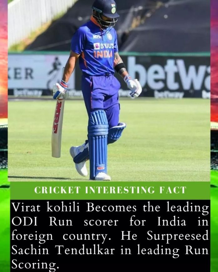 MORE - In the first ODI, Virat Kohli became the Indian batsman to score the most...